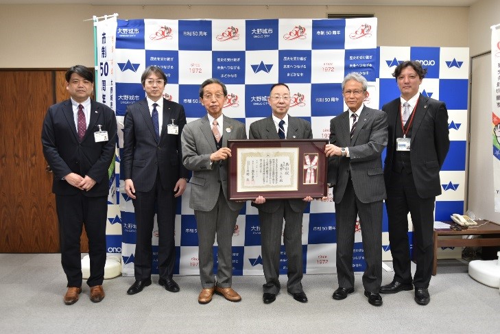 交通栄誉章「緑十字銀章」受章 