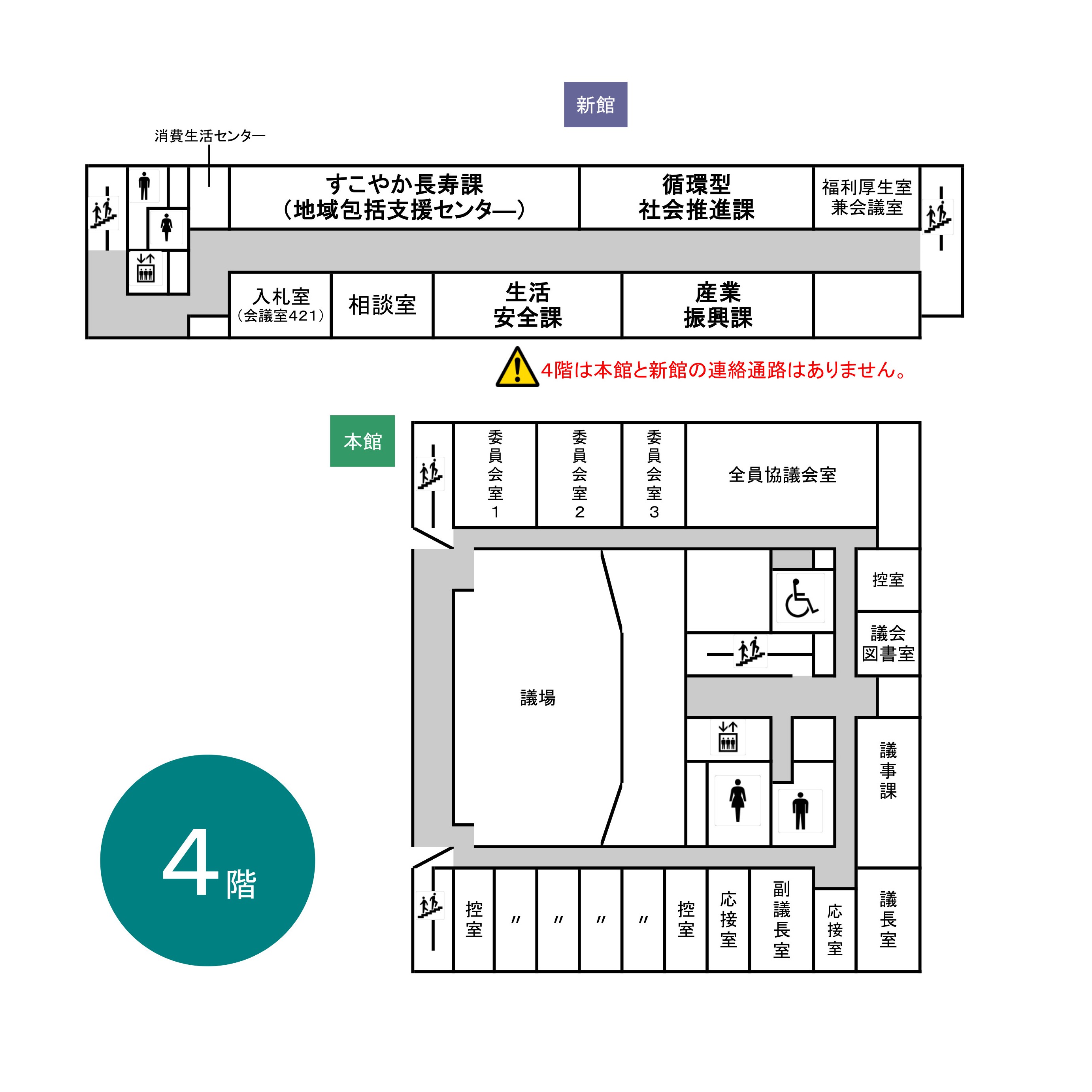 フロアマップ4階