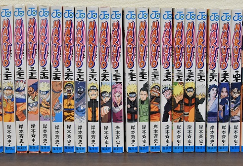 物品5番　ナルト1から72巻+1巻3