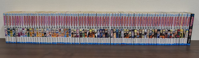 物品5番　ナルト1から72巻+1巻