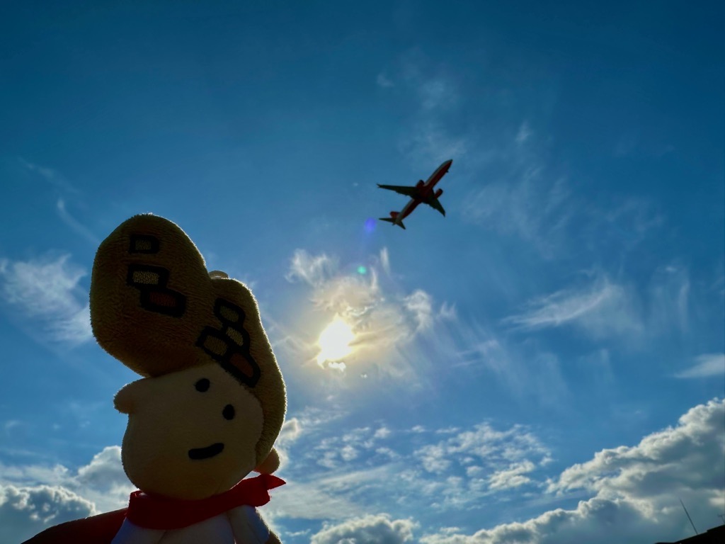 御笠川ビュースポット（飛行機）