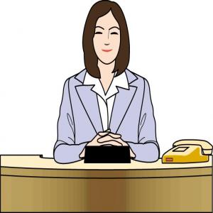 受付イラスト