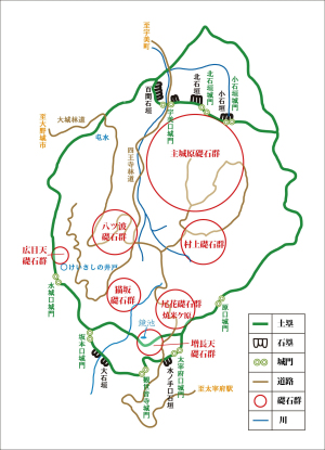広目天礎石群