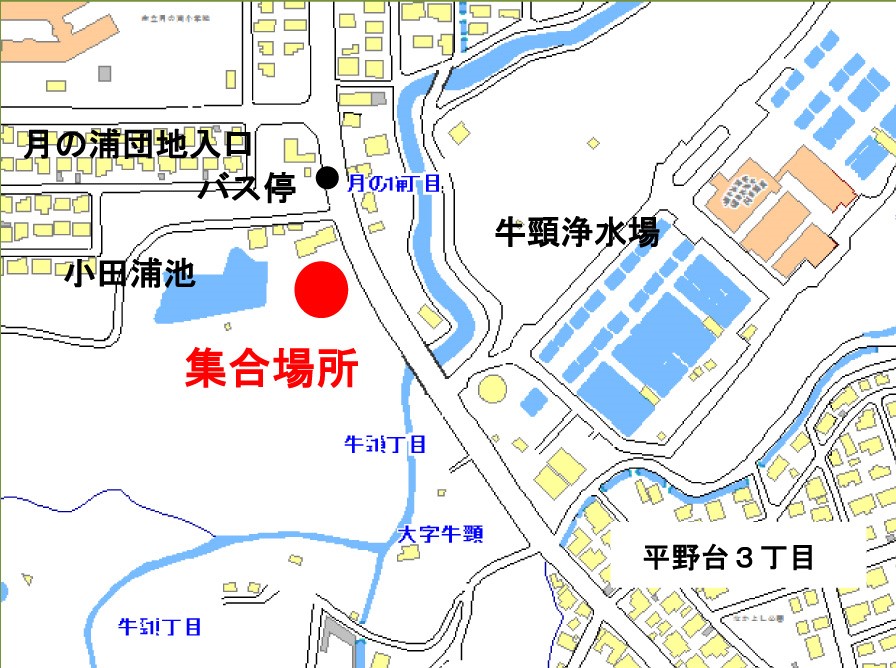 (仮称)小田浦史跡地公園予定地　地図