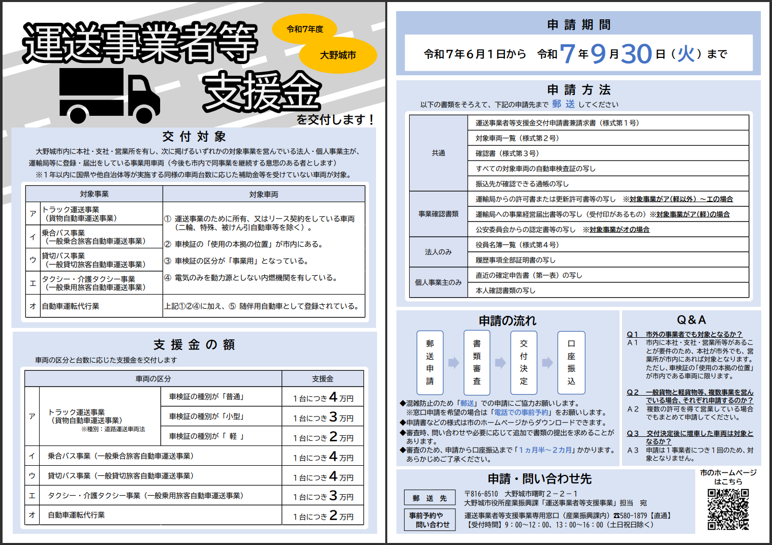 案内チラシ